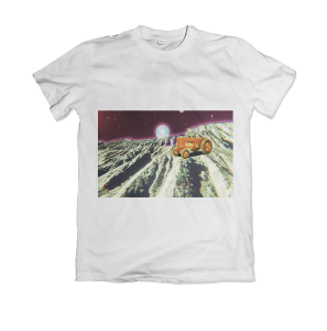 Tractor pe Luna T-Shirt Unisex