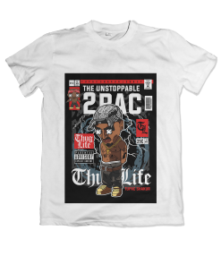 Alternative view of Tupac Funko Pop T-Shirt_Unisex