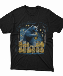 URSUL DIN CAMARA LUI VAN GOGH MEDIUM FIT Unisex T-Shirt