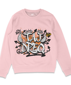 Alternative view of Tajdreq Grafiti MEDIUM FIT Unisex Sweatshirt