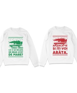 Set Bluze Cuplu Craciun UNISEX