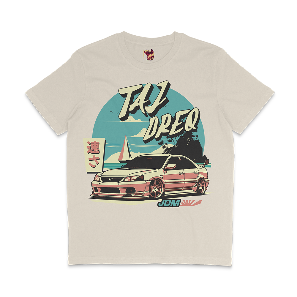 TAJ DREQ MIDNIGHT CLUB MEDIUM FIT T-Shirt Unisex - imagine 5