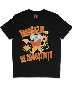 Alternative view of IMBRANZAT DE CUNOSTINTA MEDIUM FIT Tricou