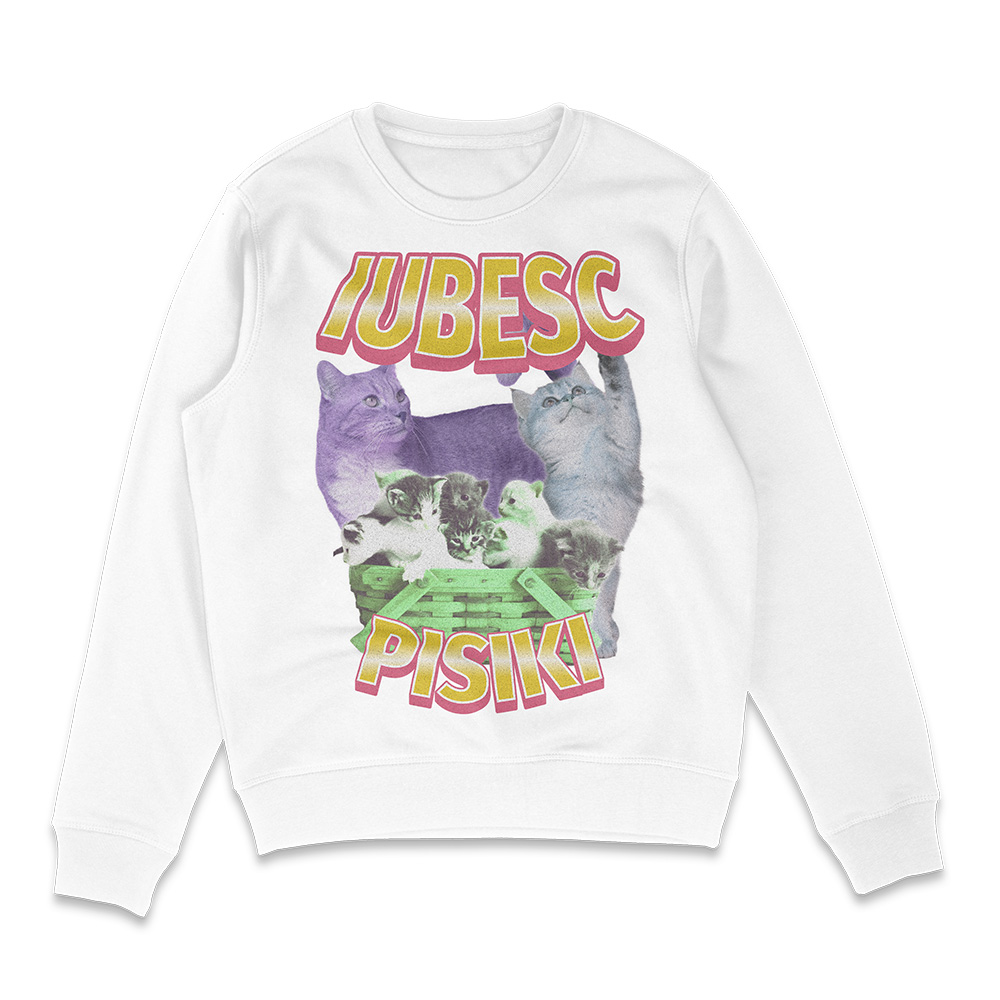 IUBESC PISIKI MEDIUM FIT Unisex BLUZA - imagine 2