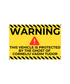 STICKER EXTRA LARGE MASINA VADIM TUDOR