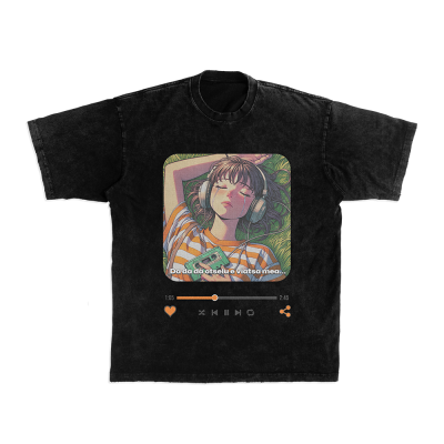MANEAUA OTELU Oversized Acid Wash Unisex T-Shirt